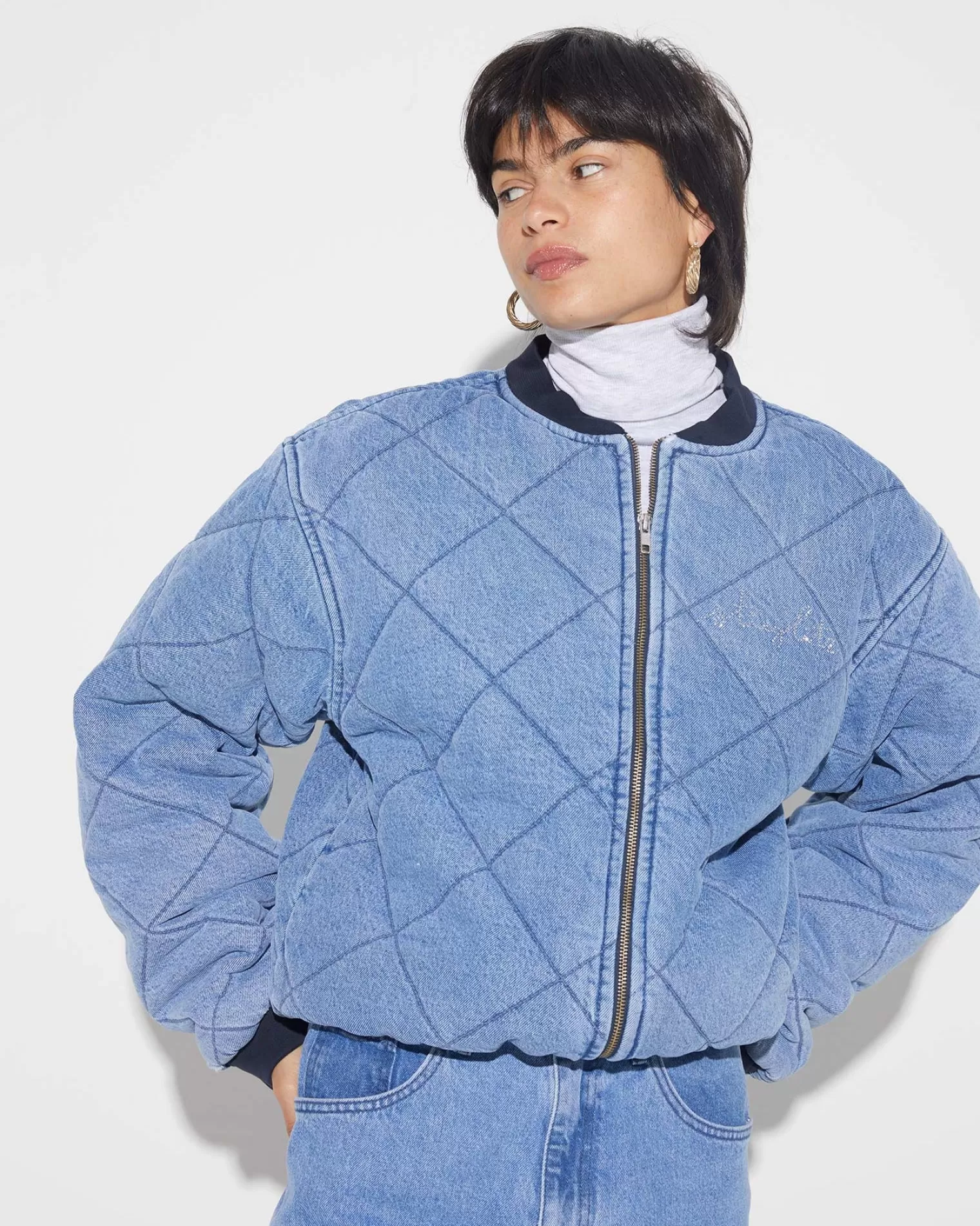 STIEGLITZ Arina Denim Bomber Blue^ Jackets