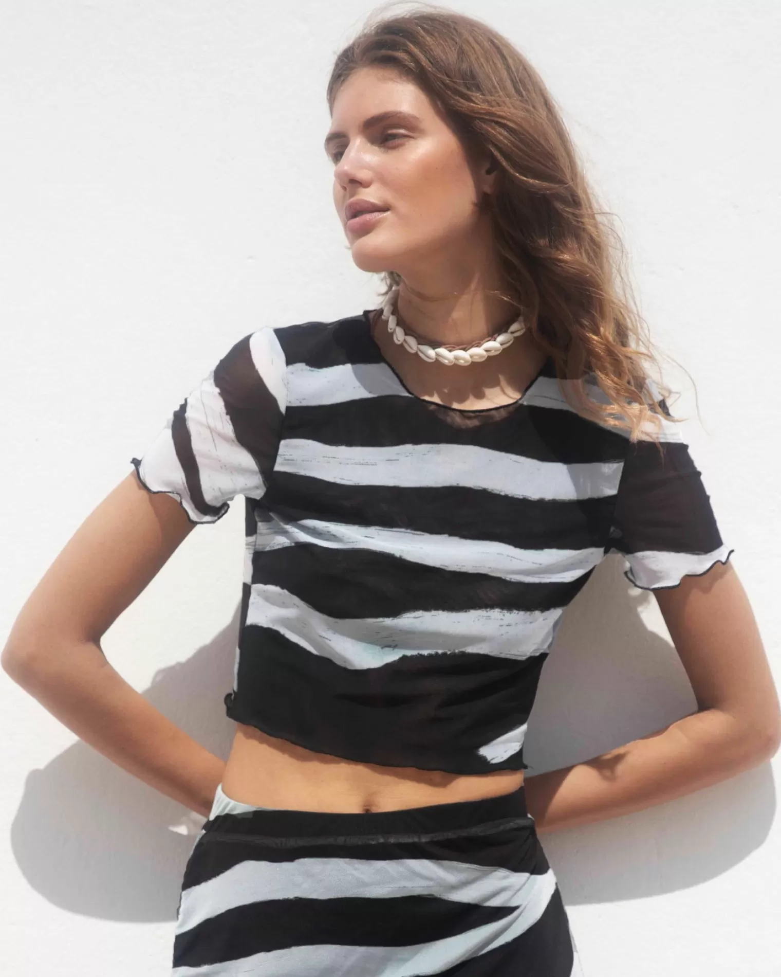 STIEGLITZ Arreley Mesh Crop Top^ T-Shirts & Tops