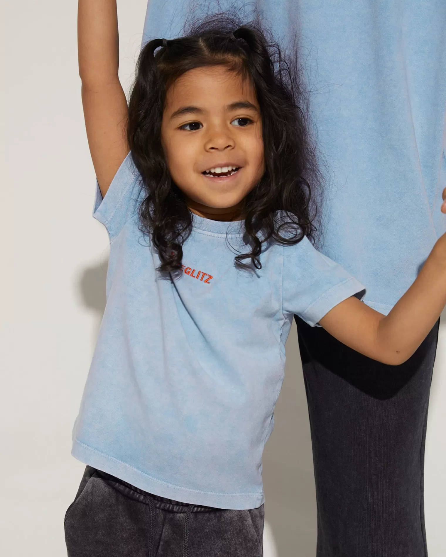 STIEGLITZ Mel Worn Out T-Shirt Kids Baby Blue^ Kids