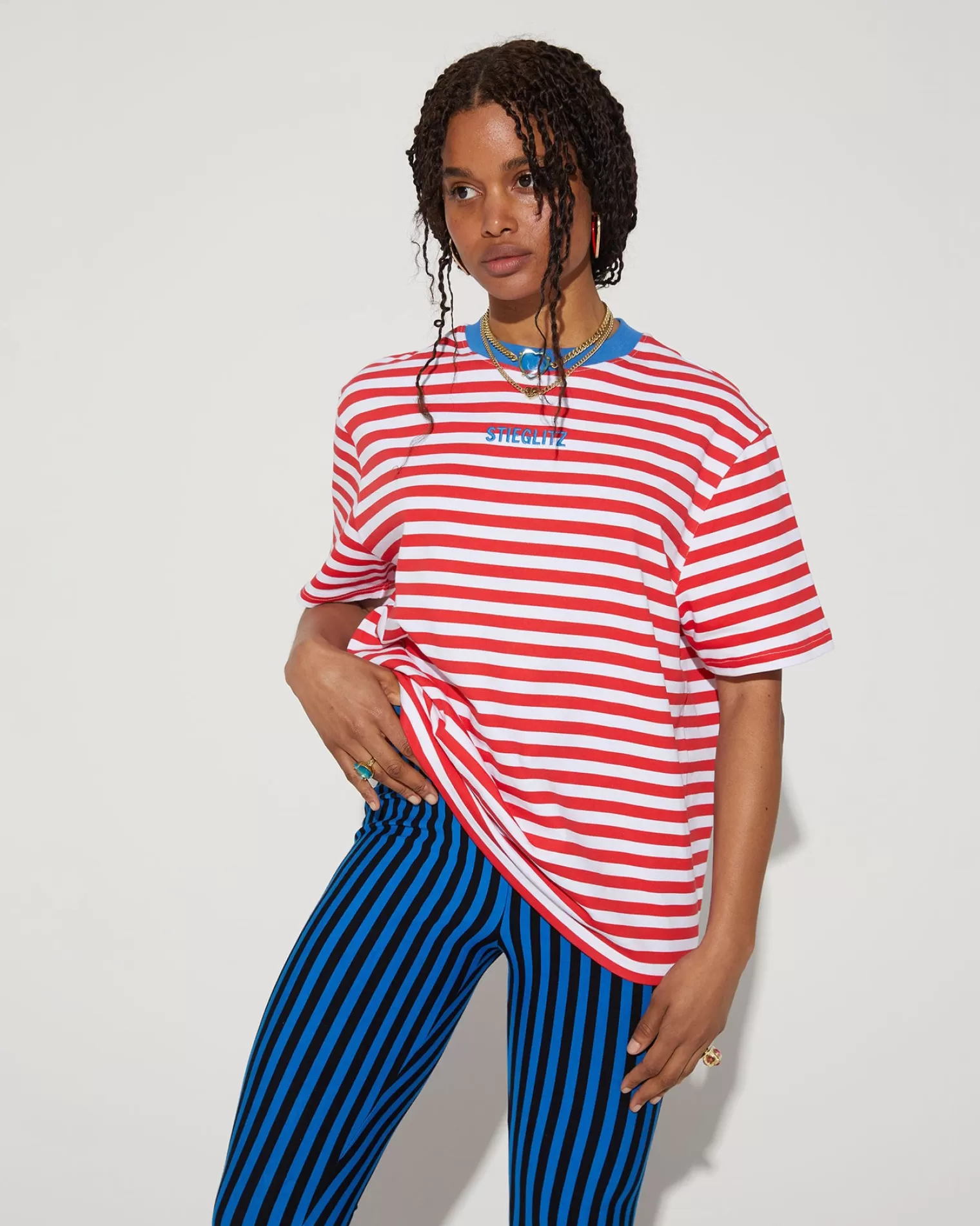 STIEGLITZ Striped T-Shirt^ T-Shirts & Tops