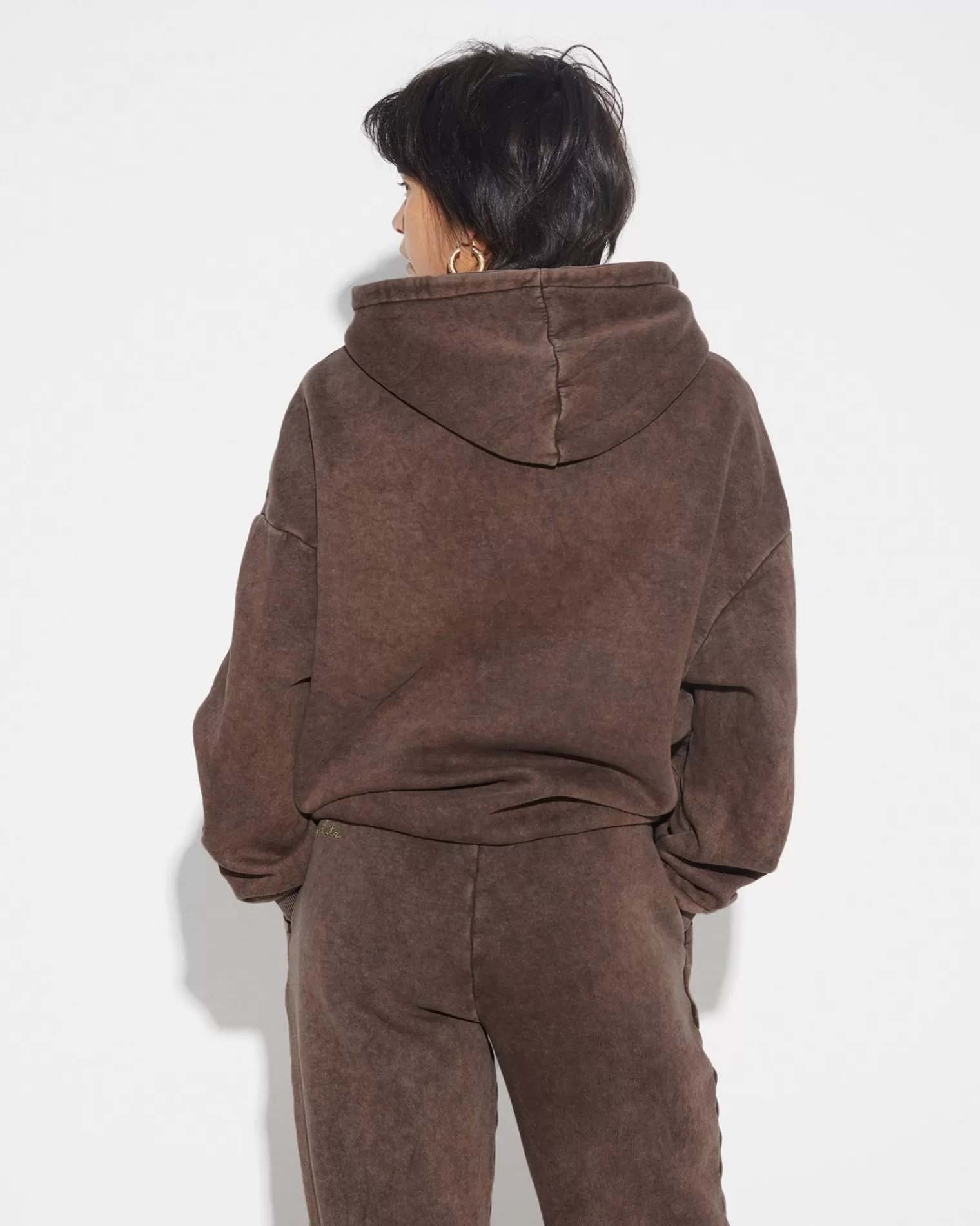 STIEGLITZ Worn Out Stieg Hoodie Brown^ Scotland